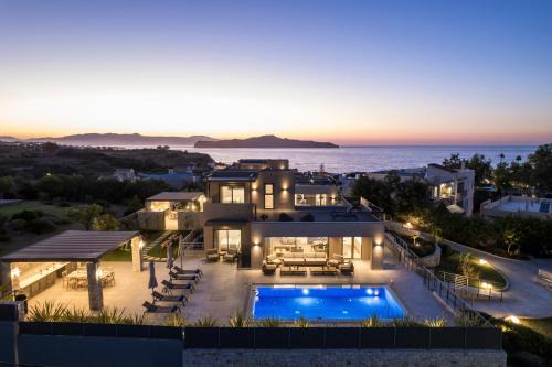 Kato Galatas Villa | Imperium Luxury Villas-Sauna, Jacuzzi, Heated Pool & Gym-Chania