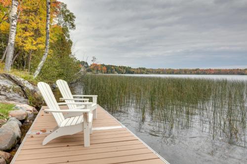 Presque Isle House | Impressive Presque Isle Lake House with Water Access