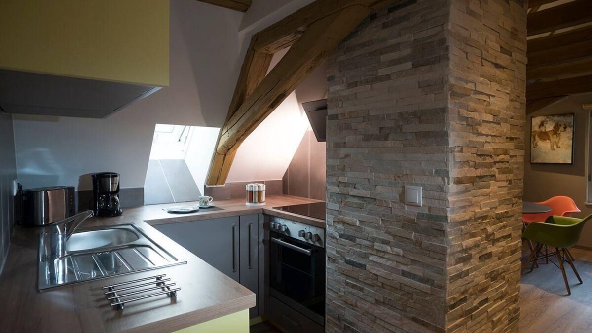 Marktheidenfeld Apartment | In der RAEUCHERKAMMER, die Superior Suite über den Dächern der Altstadt