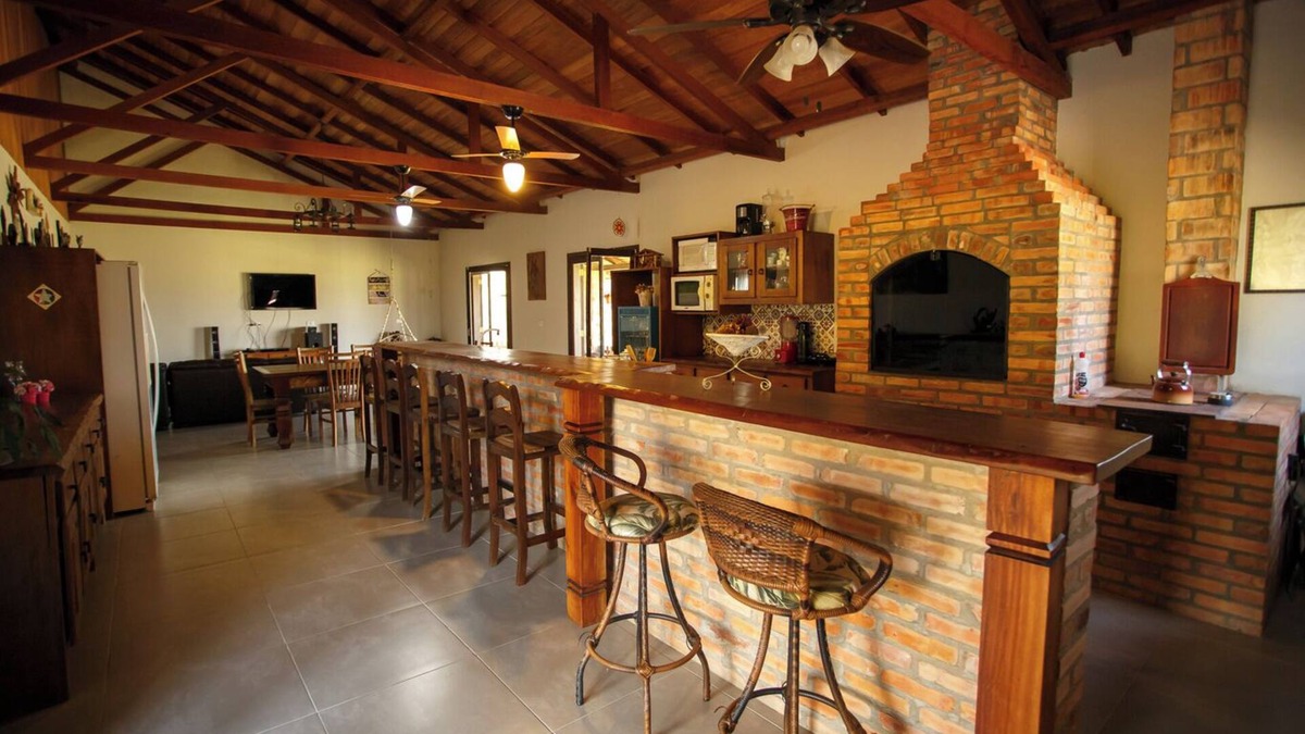 Palmeira House | Incrível casa de campo com WiFi em Palmeira/PR