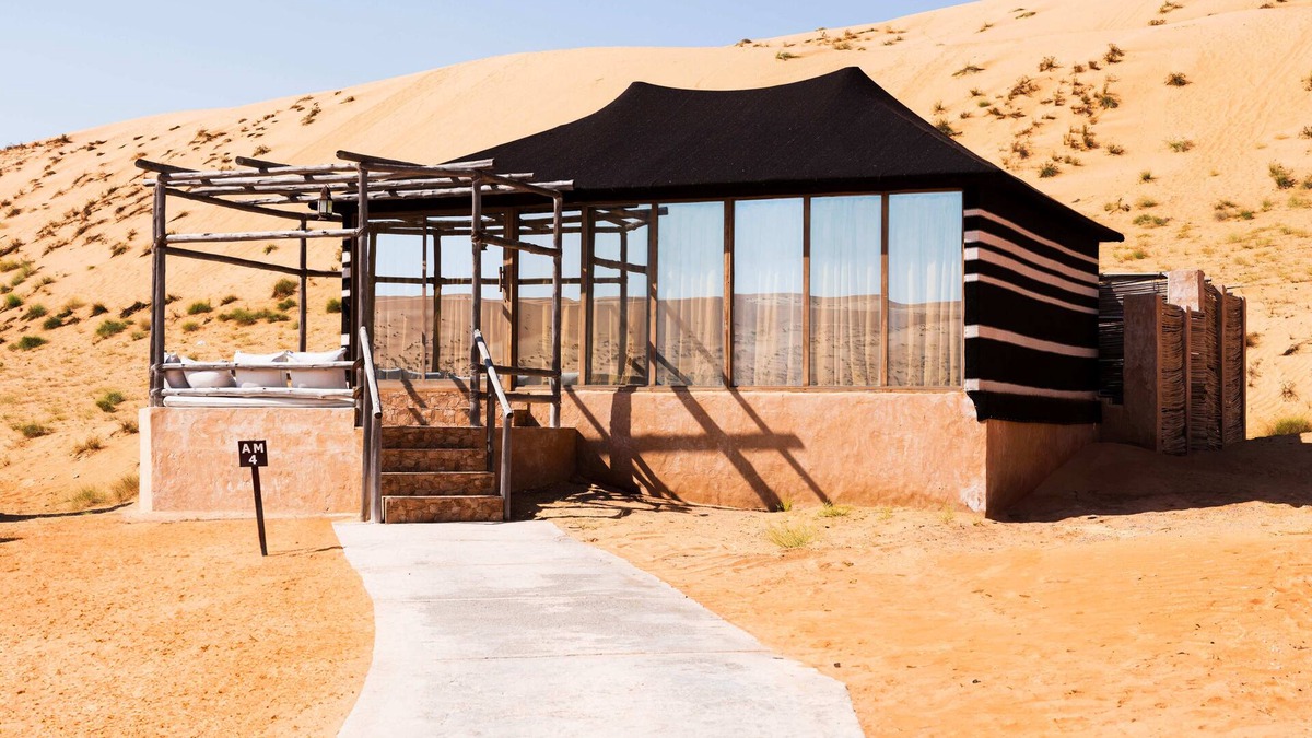 Bidiya Resort | Indulge in desert opulence with our Luxury Pool Tents at Thousand Nights Camp