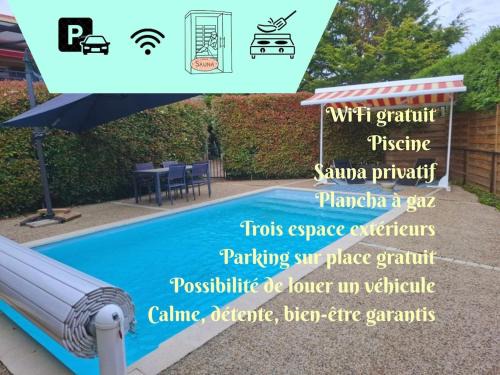 Solignac-sur-Loire House | Independent F2 pool sauna garden