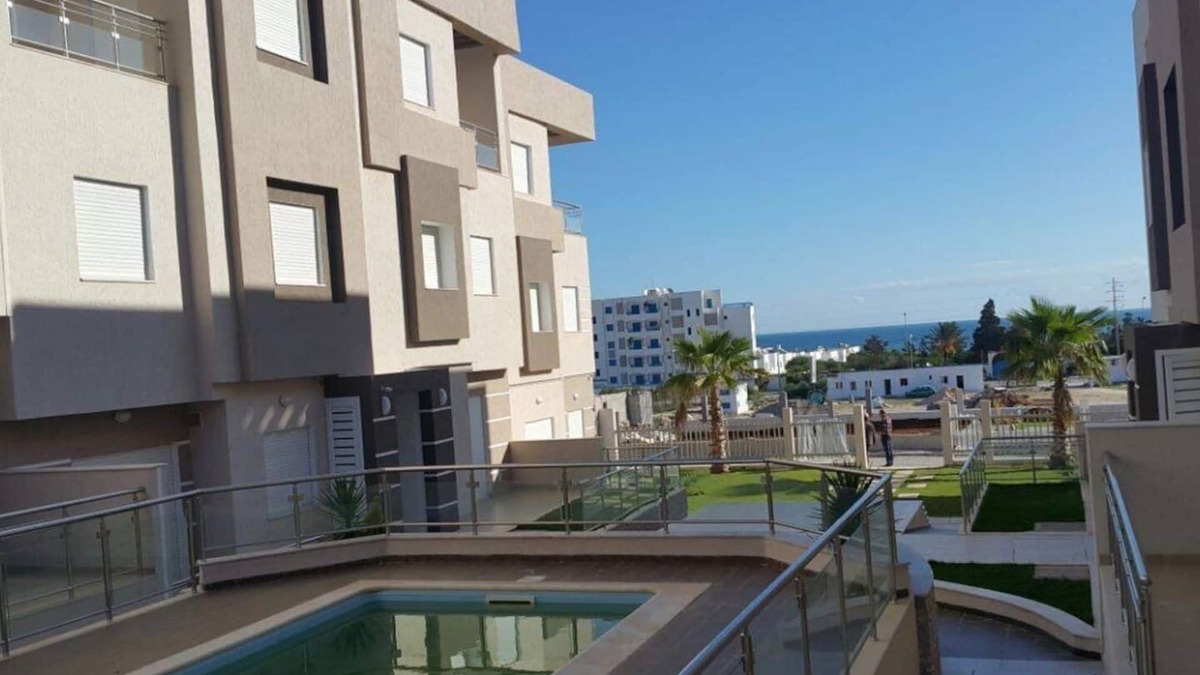 Sousse House | Independent triplex with shared swimming pool @ Residence Tilel
