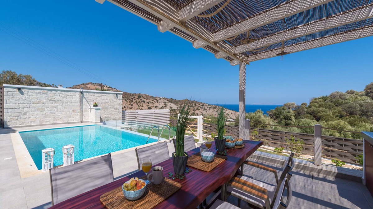 Malevizi Villa | "INDER" sea view Villa with private pool!