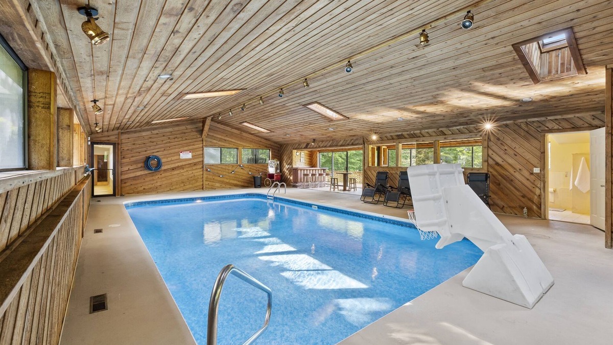 Washingtonville Villa | Indoor Pool Paradise | 6BR + Huge Decks