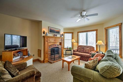 North Troy Apartment | Inviting Ski-inandSki-out Condo at Jay Peak Resort!