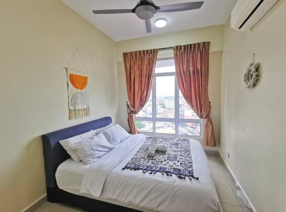 Kampung Kuchai Apartment | Ipoh town-fufu creamy inshome@majestic(6pax)