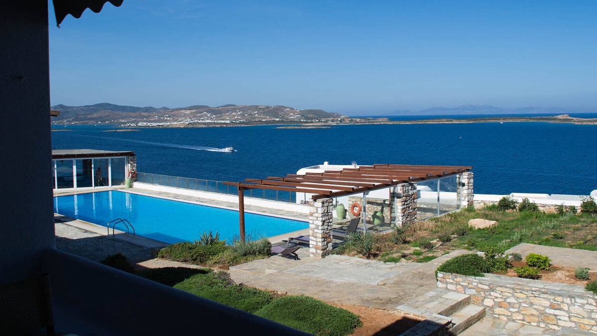 Nea Cryssi Akti House | Irene's View Villa one · House with swimming pool near Pounda