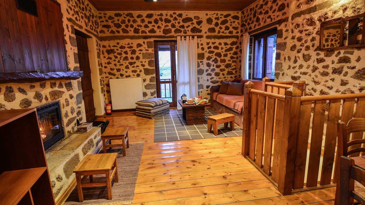 Ano Trikala House | Irida, two bedroom traditional stone house