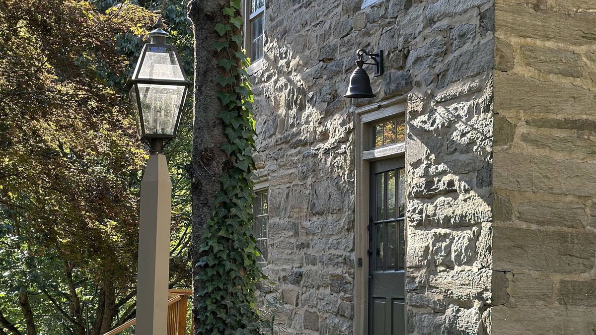 Conestoga House | Ironmaster Mansion — 1700's historic stone guest house with creek view