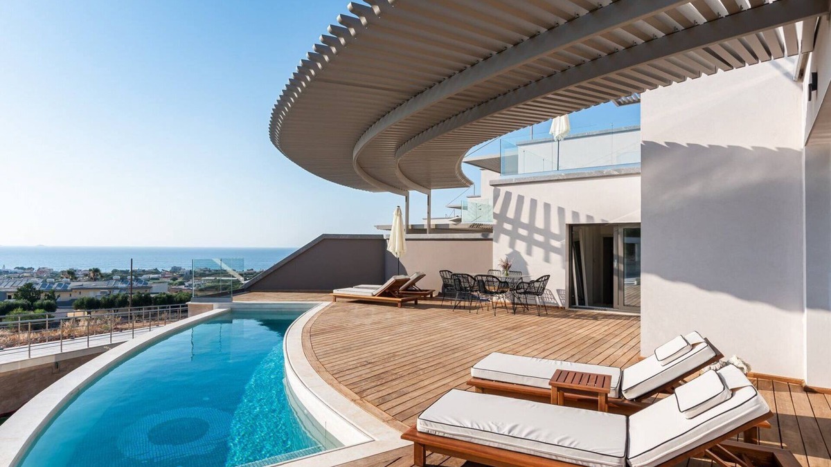 Anissaras House | ISholidays Bliss - 2 Bedrooms Sea View Villa with Private Pool