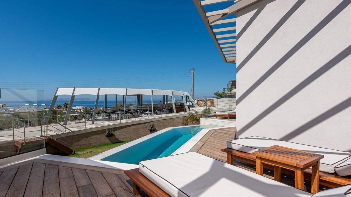 Anissaras House | ISholidays Joy - 2 Bedrooms Sea View Villa with Private Pool