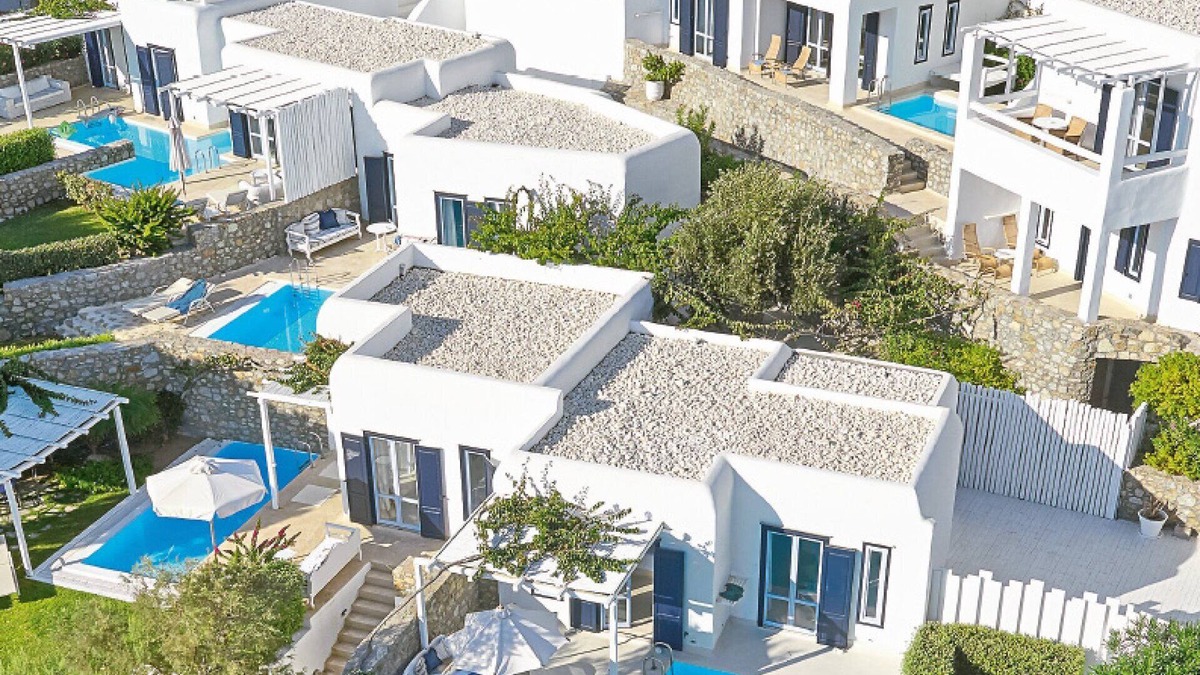 Platis Gialos Villa | ISholidays Mykonos Blu Cobalt Villa PrivHeatedPool