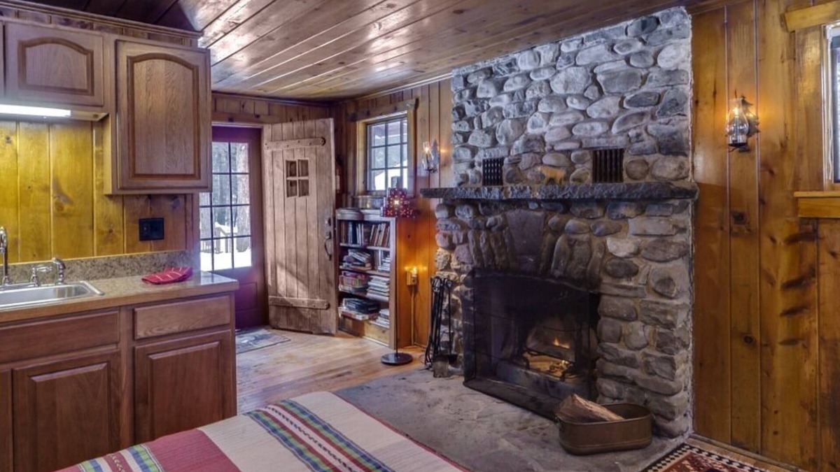 Milford Cabin | Isolated Knotty Pine Charming Cabin w/Stone Fireplace on 575 Acre Preserve
