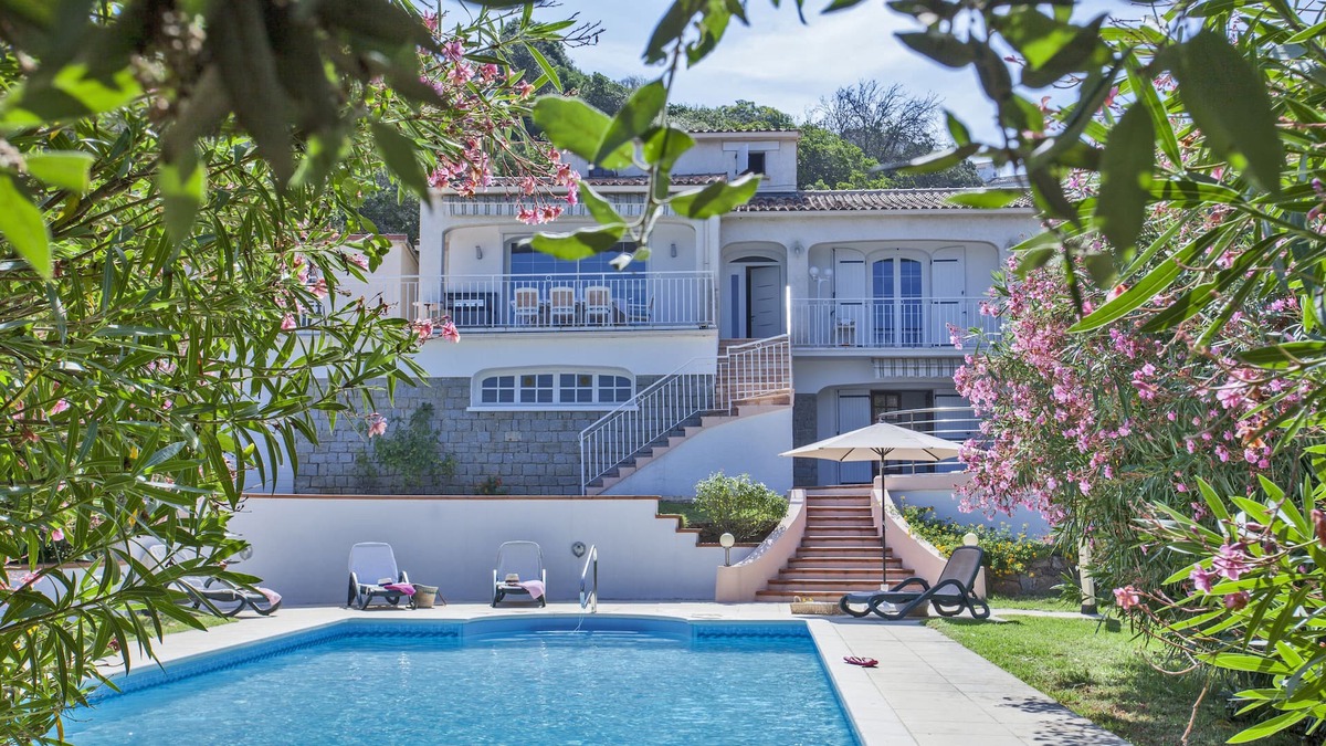 Isolella House | Isolella house with sea view; swimming pool; 14 people, Stagnola beach at 200m