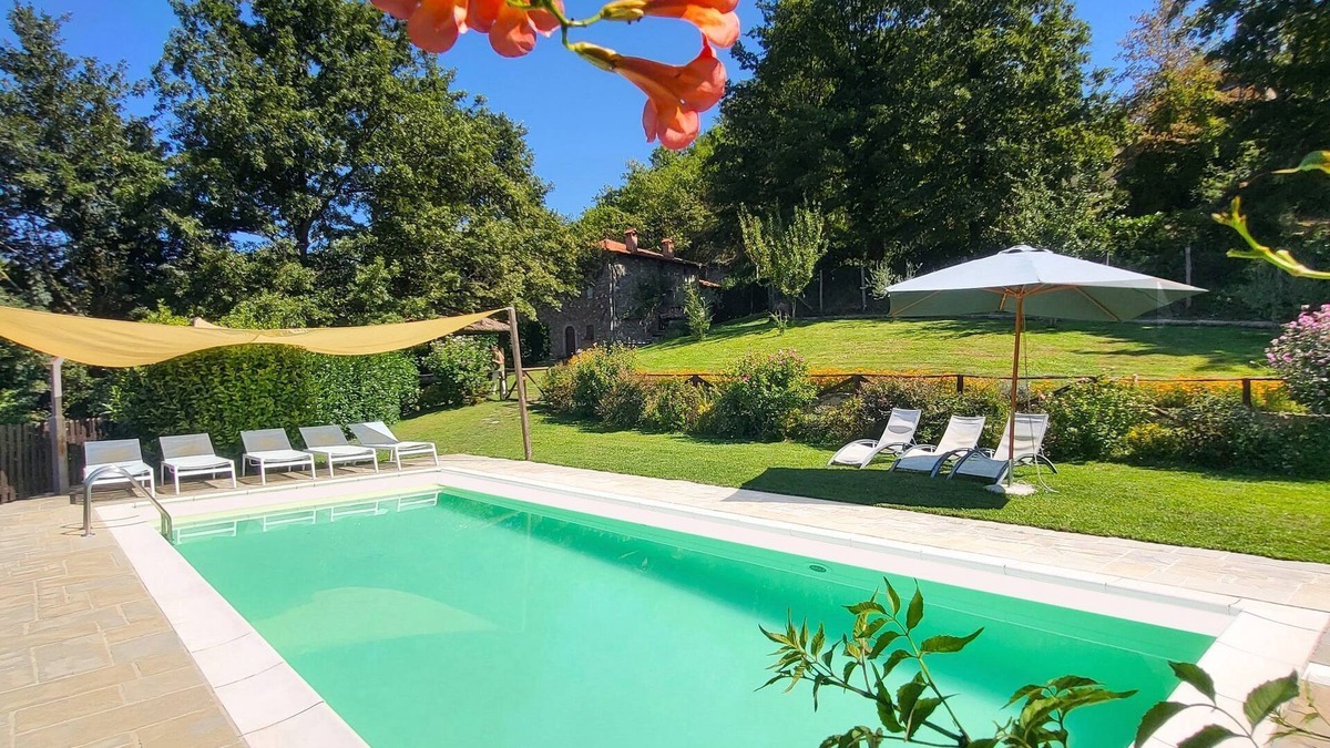 Piazza al Serchio Cottage | Romantic Stone Cottage With Private Gated Pool In Riverside Location .