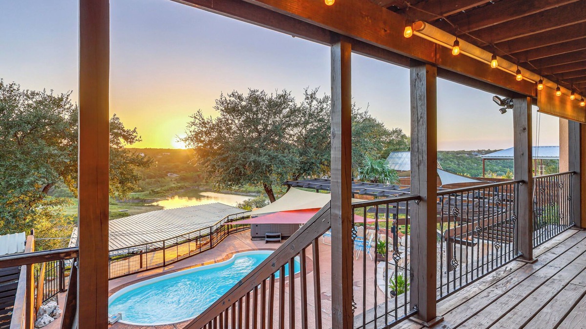 Belton House | Italian-Styled Home w/Lake Views & Private Pool