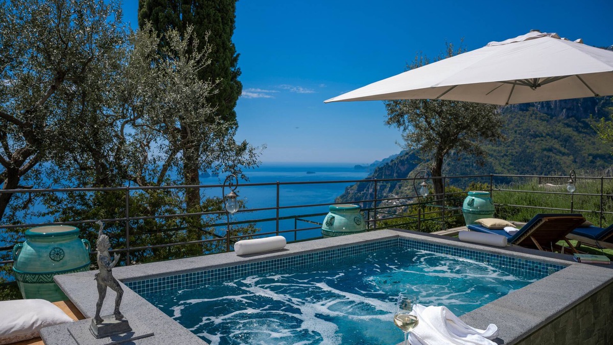 Montepertuso House | Ivi house with private pool sea view