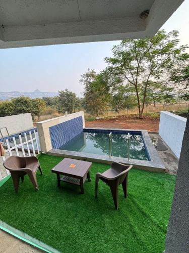 Karjat Apartment | Ivy Bliss Studio with Private Pool, B 09, Karjat