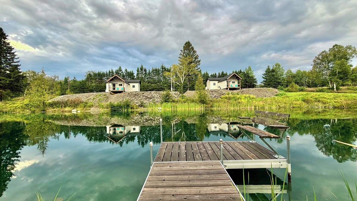 Fort Kent Mills Cabin | J19 North Charming Cozy Stay King Suite Direct Trail Access In Town WiFi