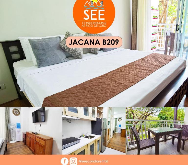 Nasugbu Apartment | Jacana 209B at Pico de Loro Beach and Country Club by SEE Condominiums