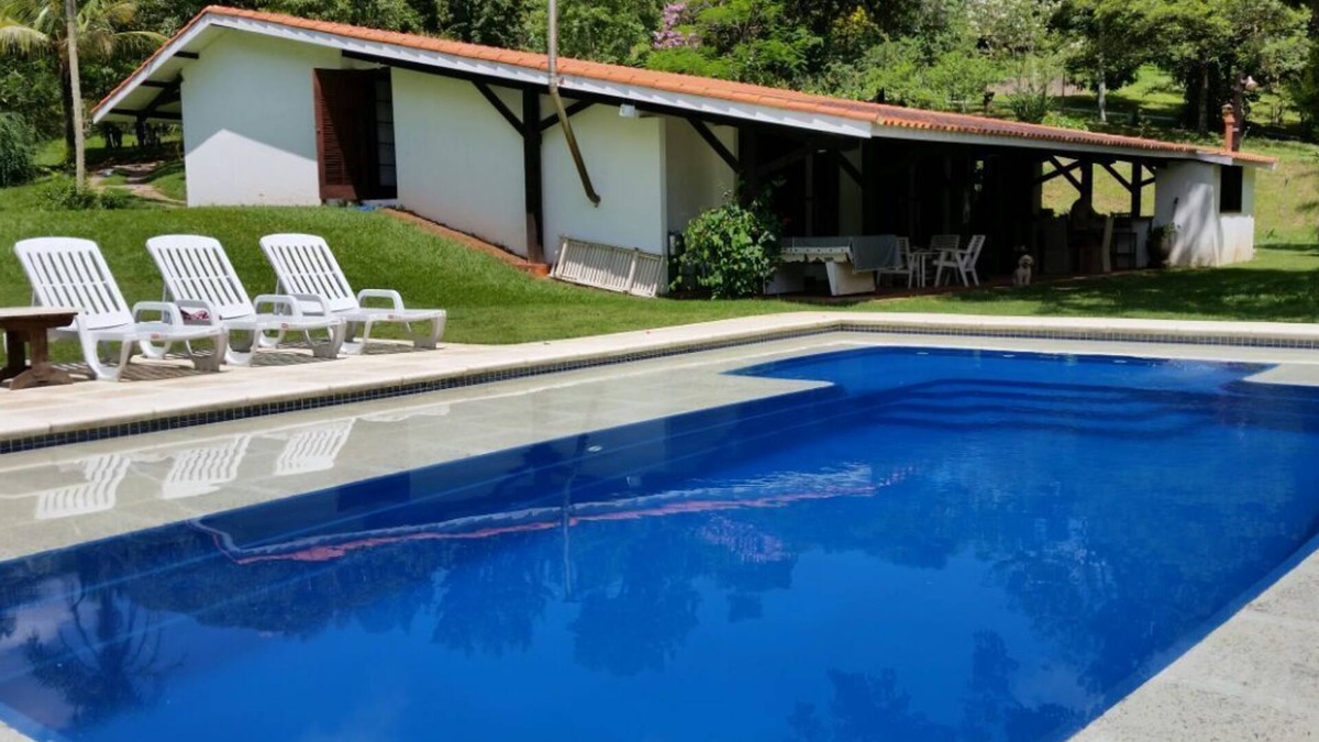 Aracoiaba da Serra House | Jacaranda Place 125. 000m2, Headquarters overlooking the Lake, Pool, Court, Orchard