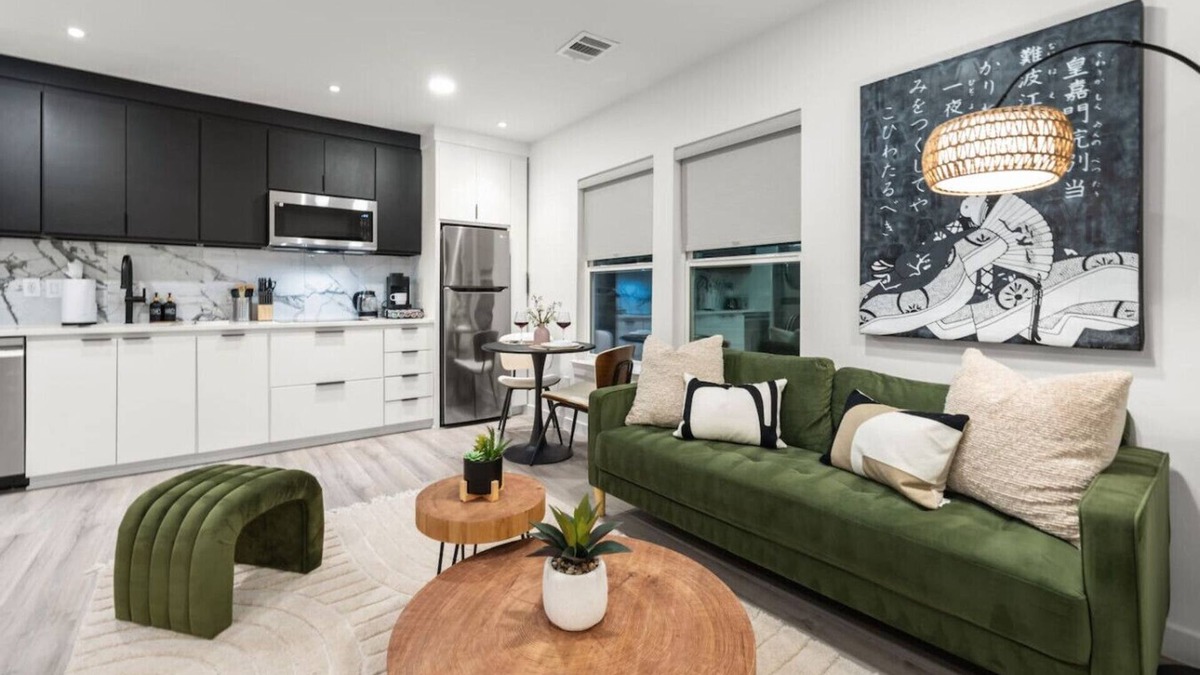 Oak Cliff Apartment | Japandi Zen King 1BR Apt-Bishop Arts Nr DT Dallas