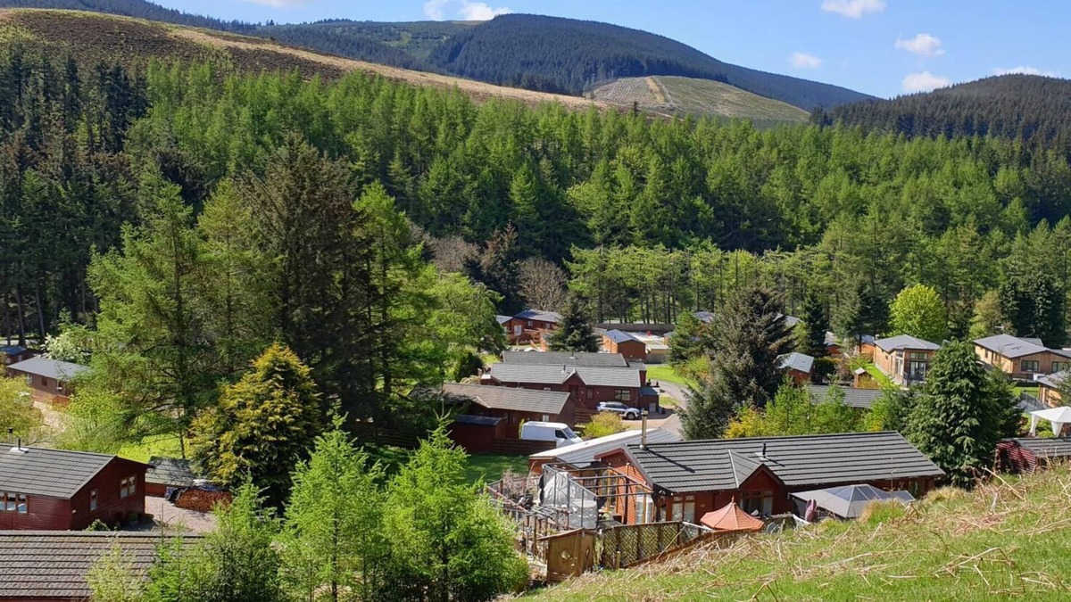 Glendevon Cabin | Jasper Lodge at Glendevon Country Park, nr Gleneagles, Perthshire.