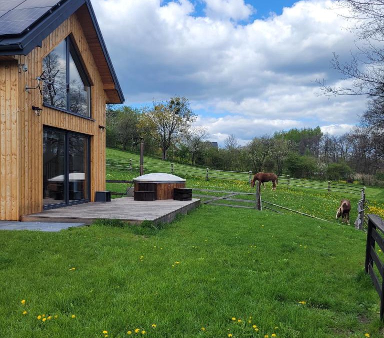 Wywłoczka Villa | JASZCZURKA, domek nad rzeką, Zwierzyniec, Roztocze, Jacuzzi, Sauna