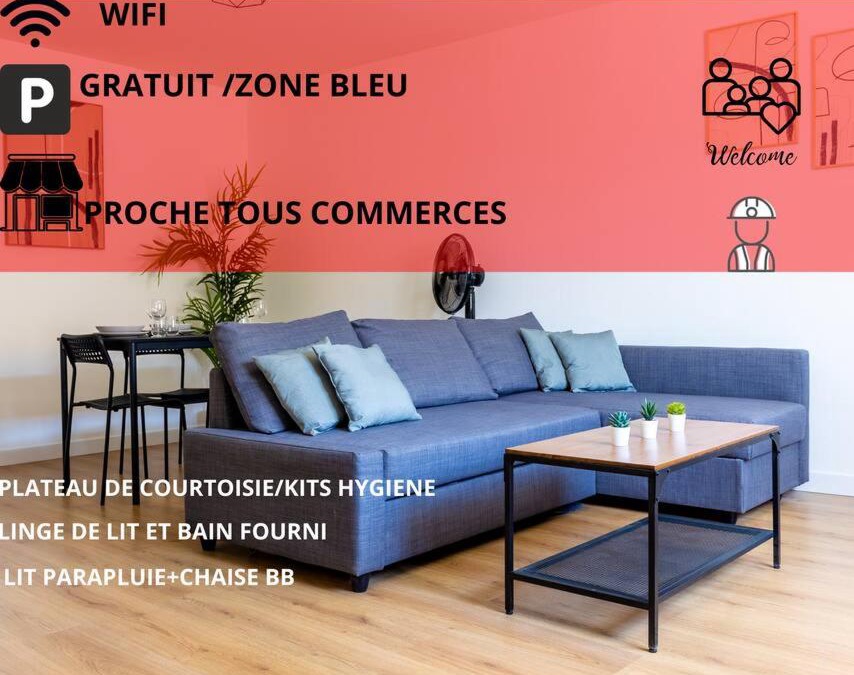 Le Peage-de-Roussillon Apartment | Joli T2 calme / centre-ville