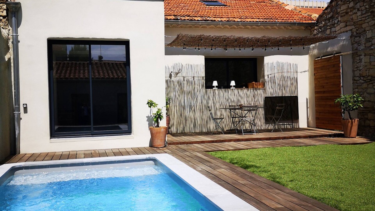 Cadereau House | Jolie Maison de Ville au Calme Avec Piscine Sans Aucun vis à vis