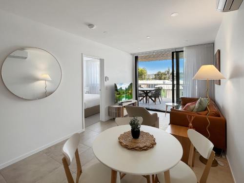 Batemans Bay Apartment | Joy at Ohana: Balcony & Pool Overlooking the Bay
