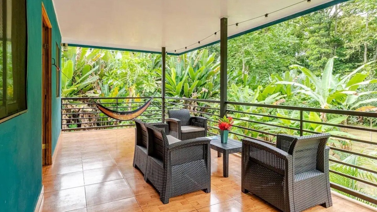 Puerto Viejo de Talamanca Apartment | Jungle Perch Apartment w/AC, Fiber Optic Internet &nGarden full of Wildlife