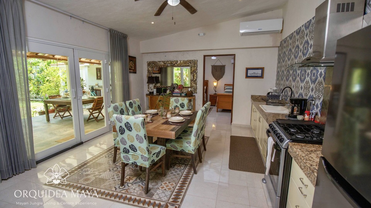 Costa Maya House | Jungle House in Cenote & Mayan Ruins Area & Tree House- 2miles from the beach.
