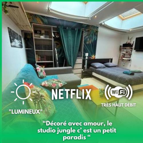 Henriville Apartment | Jungle Studio - 2P à 4P -Henriville