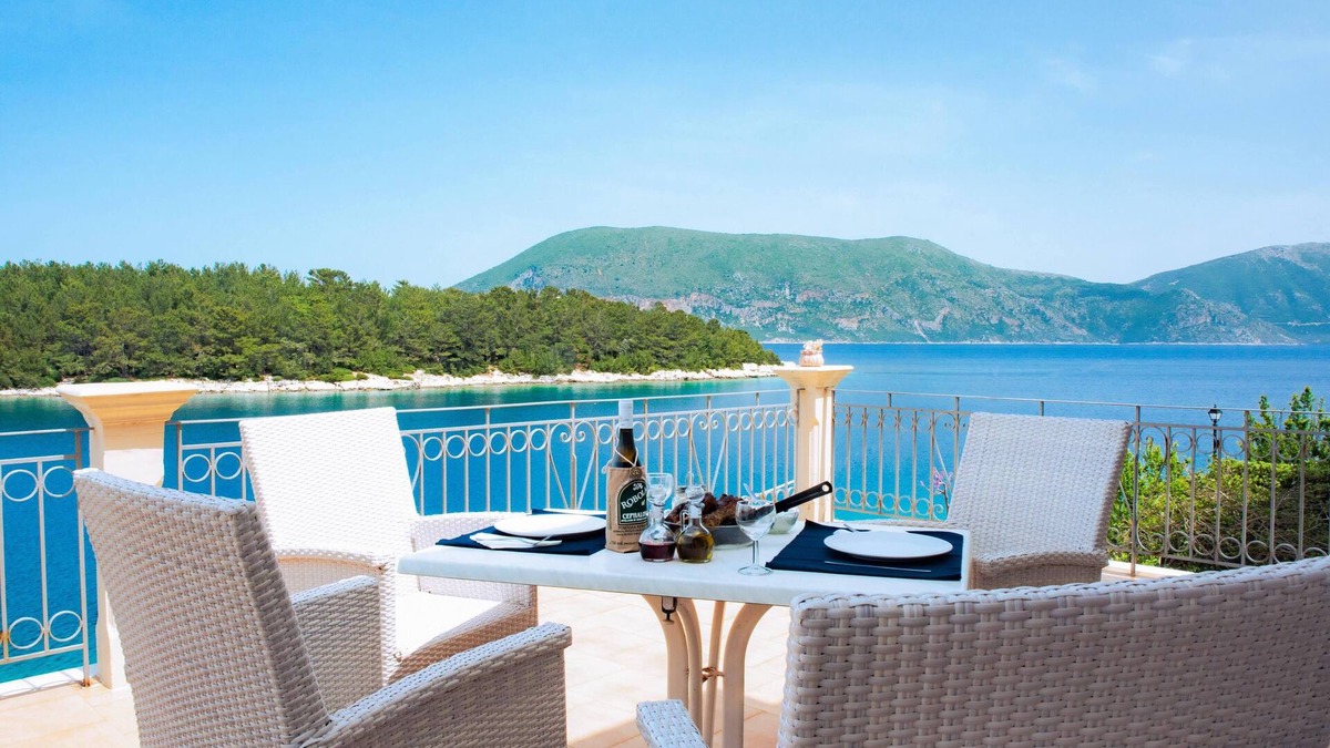 Fiskardo House | JUST LISTED Captain's Quarters at Fiscardo Waterfront - feel the breeze