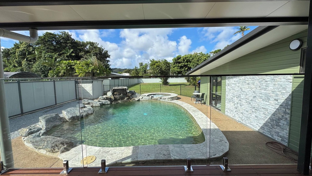 Daintree House | Just seconds from tours and dining, with a relaxing pool and spa to unwind
