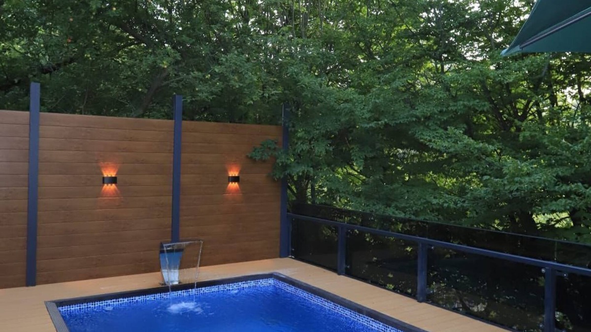 Masukiye House | Kışın Isıtmalı havuz, yazın yeşilin tadını çıkartmak için köyevi Teras bungolov
