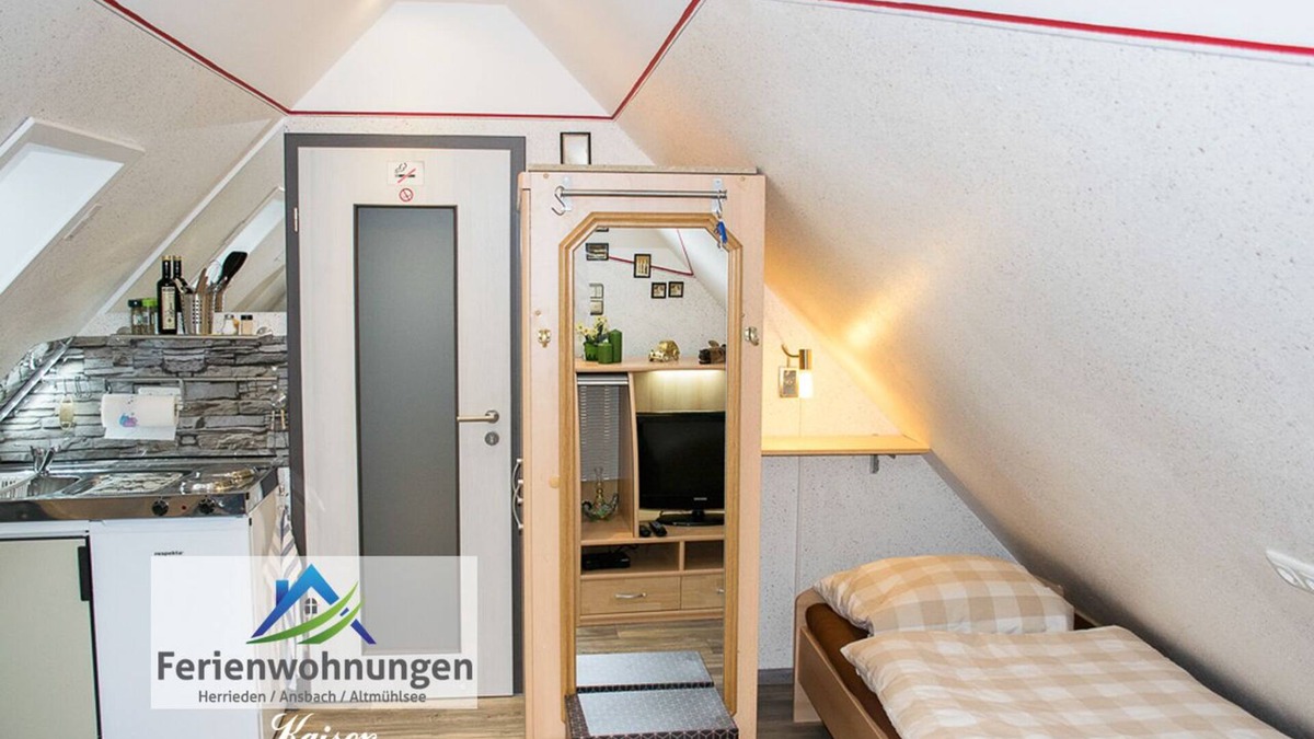 Elbersroth Resort | Kaiser's single room 1 - apartment in Franconia (Herrieden), for 1-2 persons