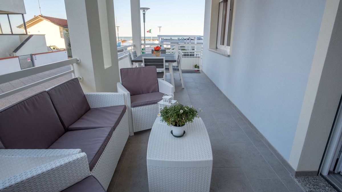 San Mauro a Mare Apartment | Kalì apartment directly on the beach of San Mauro Mare