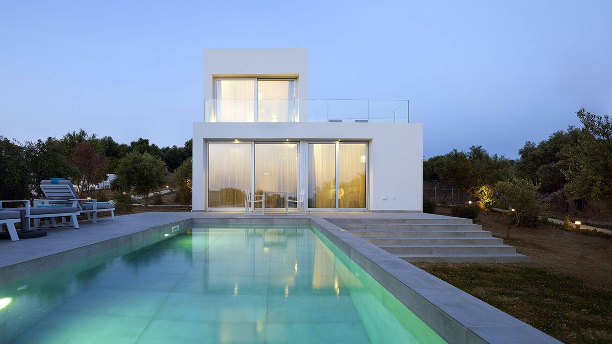 Pylos-Nestoras Villa | KALYPSO RESIDENCE Minimalist luxurious villas with private pools