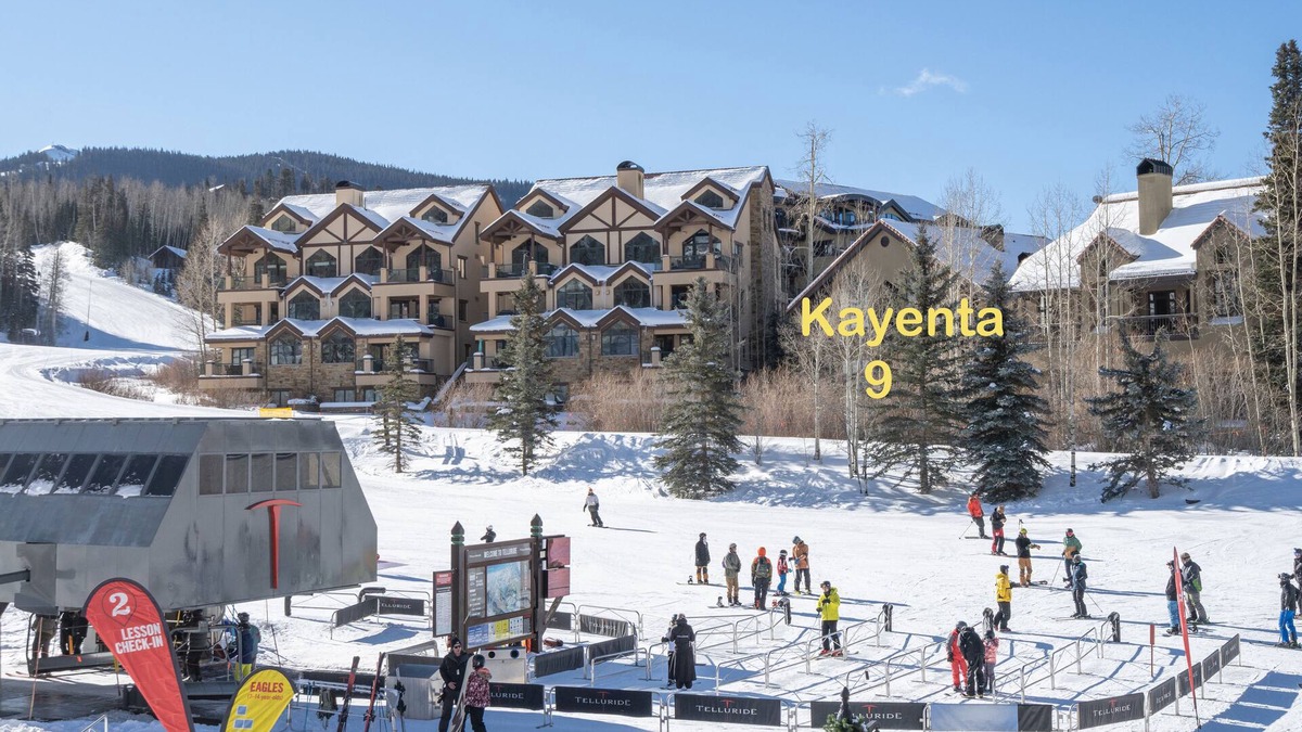 Mountain Village Condo | Kayenta 9, Close to Gondola ski in-out, King, Queen Bunk, 2 bed/2bath, Renovated