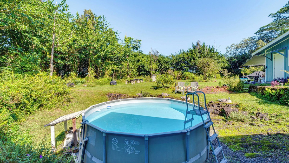 Keaau Apartment | Keaau Apartment on Beautiful Acre w/Pool & Deck!