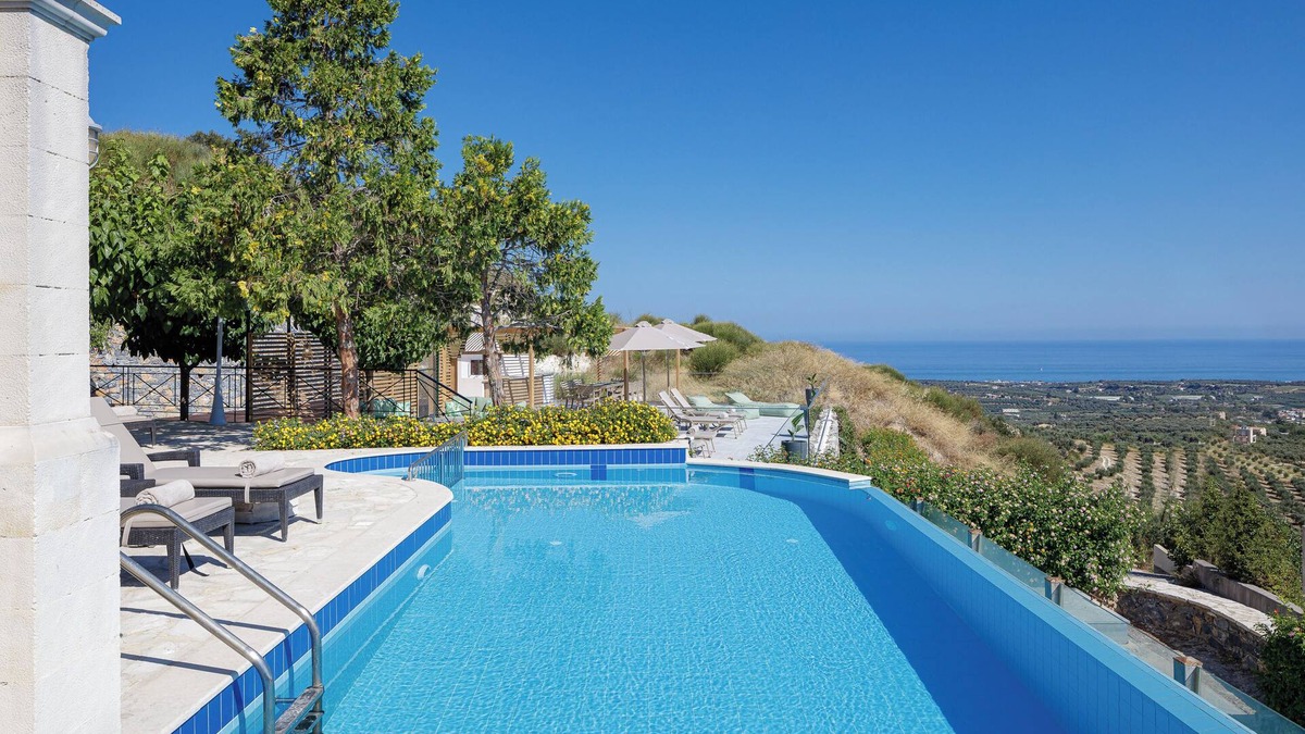 Agia Triada Villa | Keano Villa, with Pool & BBQ, Ping Pong, Playground