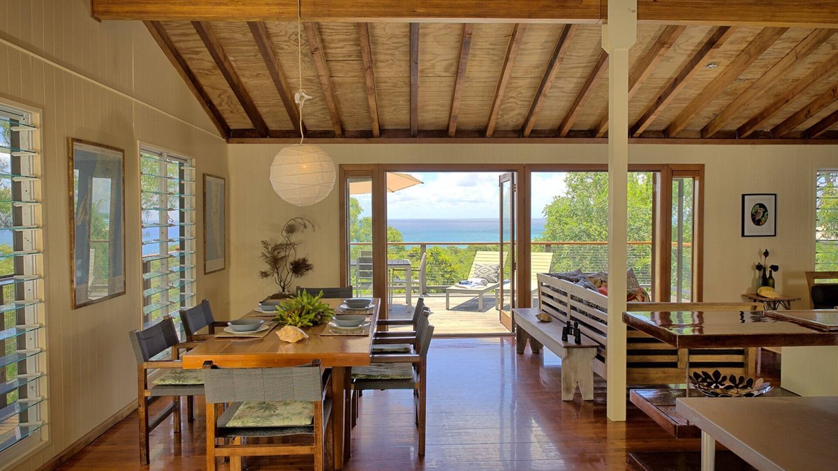 Orchid Beach House | Kgari . Secluded Beachouse with Amazing Ocean Views of Orchid Beach