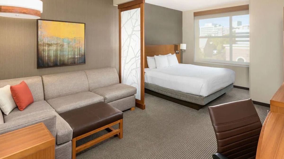 Greenville Downtown Apartment | King Comfort x2: Free WiFi, Indoor Pool, Steps from Bon Secours Arena