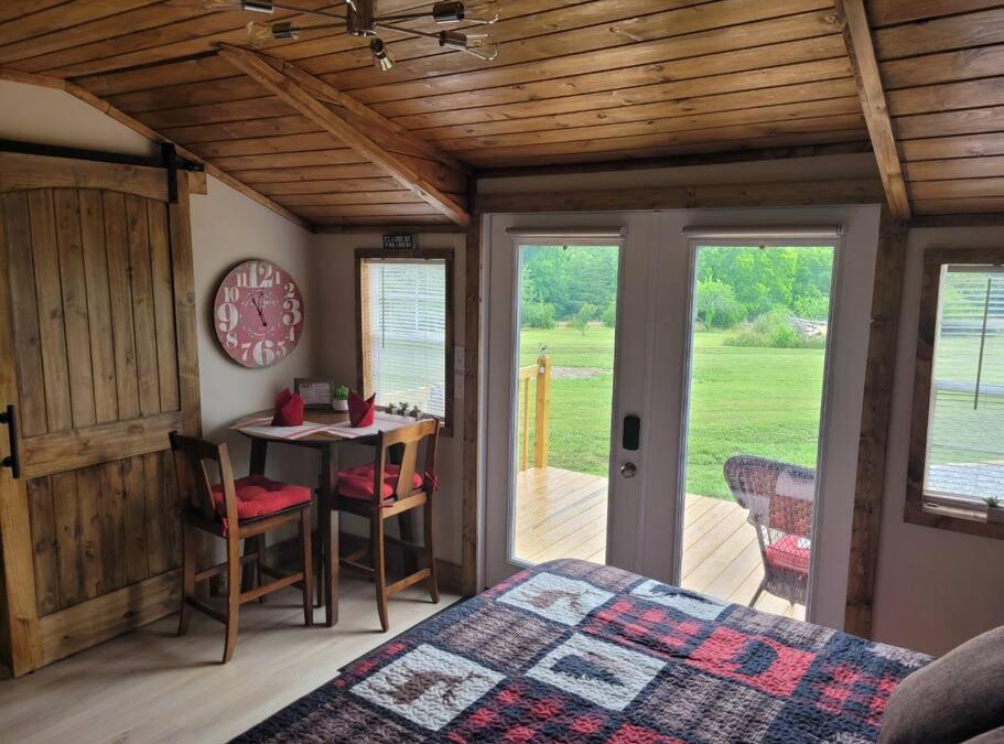 Landrum Apartment | King Guesthouse with Panoramic Mt Views & Firepit