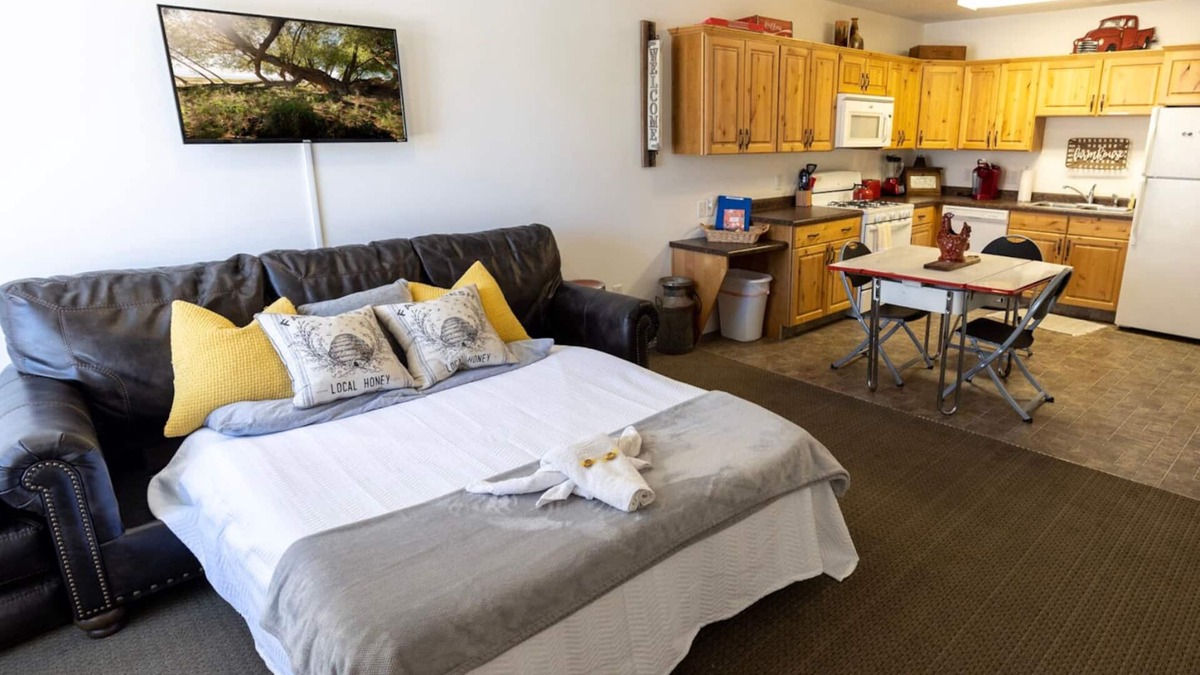 Mount Pleasant Apartment | 🤠king studio w/Q sleeper+kitchen+washer/dryer+250mbps wi-fi🥾(15mi)maple canyon