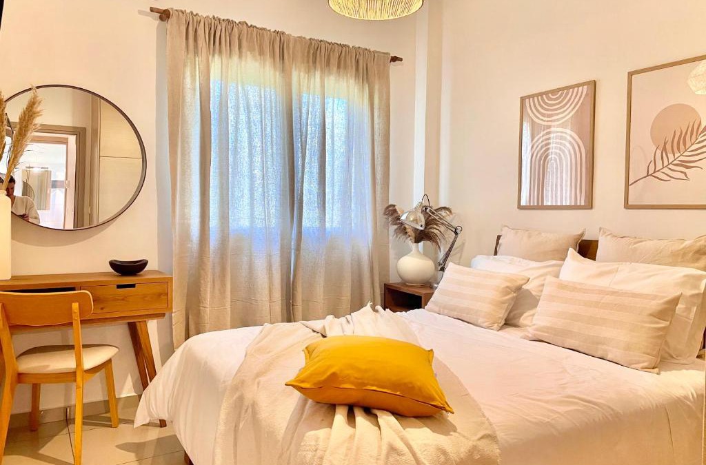 Nidri Apartment | KL SUITES LEFKADA - Feel At home NEW BOHO APARTMENT 400m from beach NIDRI TOWN CENTER