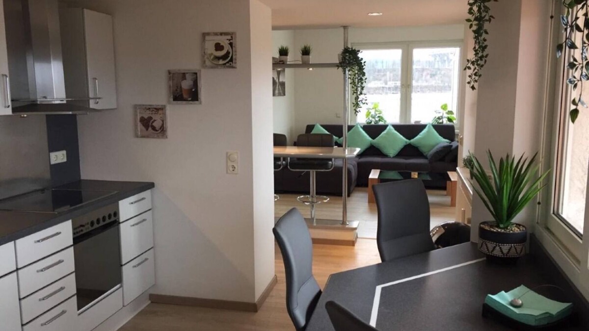 Kaiserslautern Apartment | KL29: Bright Penthouse Apt w/Rooftop Terrace Downtown Kaiserslautern